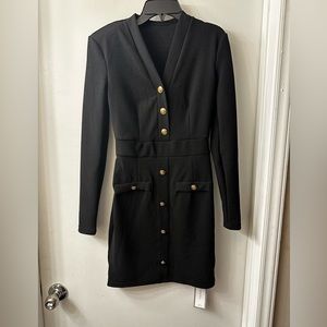 Black business casual dress